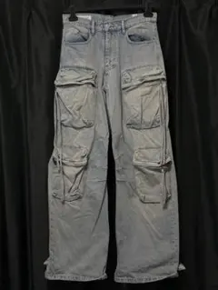 デニムカーゴパンツ デニム