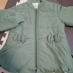 la poche biscuit 中綿コート 130cm オリーブグリーン