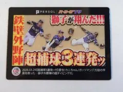 埼玉西武ライオンズ 西川愛也 桑原将志 カナリオ パ・リーグTV コラボ カード