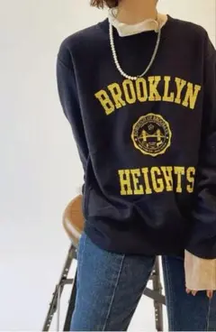 Spick &span Brooklyn Heights スウェット　ネイビー