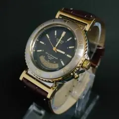 希少 美品　CASIO　カシオ　AD-710　ブラック　メンズ　腕時計　メンズ