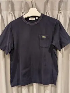 LACOSTE ラコステ ポケットTニットシャツ ネイビー