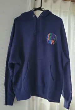 【美品】Champion　ネイビーセットアップ　ロゴ入り