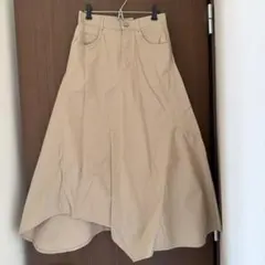 ZARAアシンメトリックロングスカート