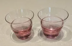 Sugahara デュオオールド　バイオレット ガラスコップ 2個セット