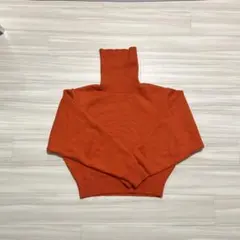 タートルネックニットトップス