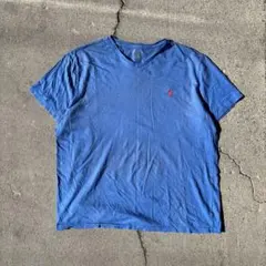 00s ポロラルフローレン tシャツ カットソー ブルー vネック