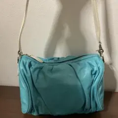 ☆開店セール☆ 使用２日 美品 キタムラ ナッパレザー ロゴ ハンドバッグ