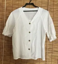 半袖(5分袖)ブラウス レディース GU
