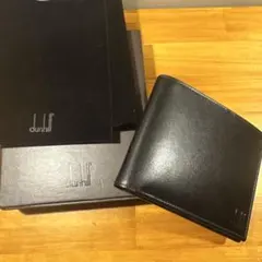 【新品未使用・箱付き】dunhill ダンヒルサイドカー二つ折り財布 ブラックのサムネイル