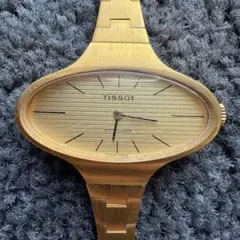 【ジャンク品】TISSOT STYLIST ゴールド ヴィンテージ 手巻き腕時計のサムネイル