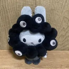 新品　サンリオ　ミャクミャクなりきりぬいぐるみ BC 黒　マイメロン　カラビナ付
