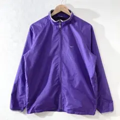 NIKE ナイキ　ナイロンジャケット　パープル　レディース　XL 古着