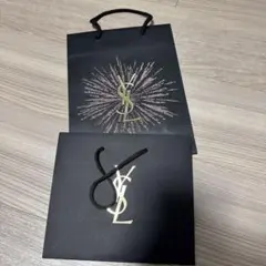 【美品】YSL 黒 ショッパー2枚セット