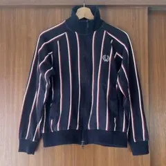 FREDPERRY トラックジャケット ストライプ S ネイビー フレッドペリー