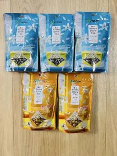 【ハッピーメルカリ市】伊藤園　ジャスミン茶・ほうじ茶5袋
