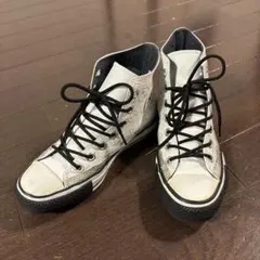 コンバース スカルパターン ハイカットスニーカー22cm