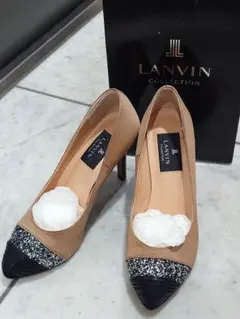 ランバン　ベージュ　パンプス LANVIN en Bleu｜ランバンオンブルーのパンプス（ベージュ系）通販