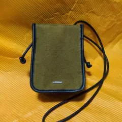 オリーブグリーン ショルダーバッグ スマホ用ニコアンドniko and...