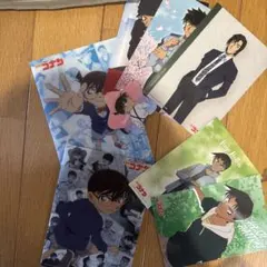 名探偵コナン　ミニクリアファイル　ブロマイド　シール