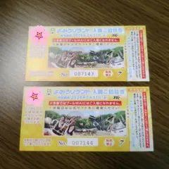 よみうりランド 入園ご招待券 2枚セットのサムネイル