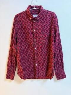 MAISON KITSUNE 小紋柄シャツ 40のサムネイル