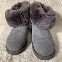 美品✨UGG アグ　ムートン　2way ブーツ　ベイリーボタン 24cm