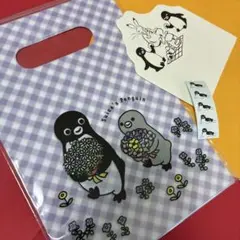 Suicaのペンギン 巾着袋 さかざきちはる 花束 ラッピング ショッパー