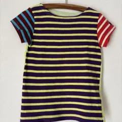 DENIM DUNGAREE クレイジーパターン ボーダーTシャツ110のサムネイル