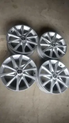 綺麗!プリウスα純正17インチホイール4本セットタイヤは要交換 激安 4本セット】トヨタ プリウスα 純正 アルミホイール 中古品 17