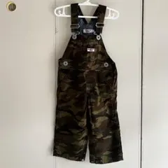 【美品】DOUBLE.B オーバーオール　迷彩柄