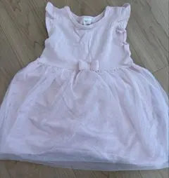 チュールワンピース　ピンク