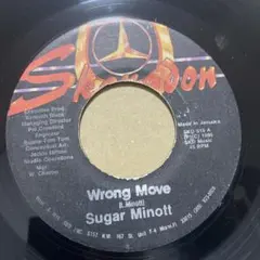 sugar minott / wrong move レゲエ レコード
