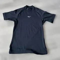 野球Mizuno 黒 アンダーシャツ ハイネック 140