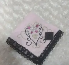 ANNA SUI ピンク タオルハンカチ！未使用.タグ付き！