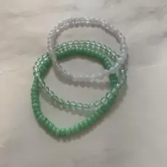 天然石　ビーズブレスレット 3点セット