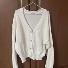 NICE CLAUP ニットカーディガン