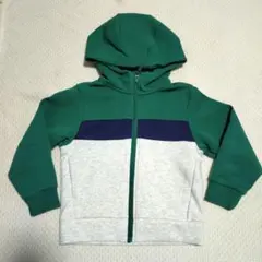 ユニクロ　110　ウルトラ　ストレッチ　ドライ　スウェット　フルジップ　パーカー