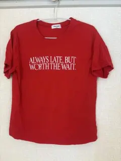meraki seoul ロゴTシャツ レッド