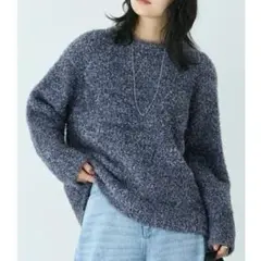 テープヤーンニットプルオーバー ラビアンジェ LAVEANGE