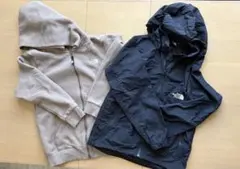 THE NORTH FACE ジャンパーとパーカーの 2点セット 150cmのサムネイル