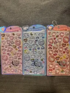 【新品・未使用】うるちゅるポップシール　サンリオ　3枚セット