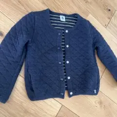 プチバトー　キルティングカーディガン　5歳　110センチ