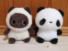 パンダ ふわふわぬいぐるみ 2点セット メルカリ