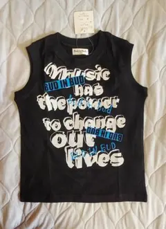 子供タンクトップ(黒色・120cm)