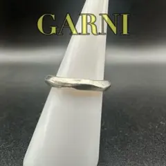 極美品✨ GARNI ガルニ クロッケリー リング 指輪 ストーン入 1940