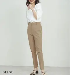 ベースメント テーパードパンツ ベージュ XSのサムネイル