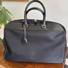 良品・鍵付き agnes b. VOYAGE ボストンバッグ 黒 A4