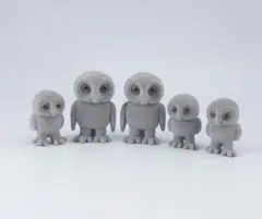 初期 シルバニアファミリー フクロウさん 5体 まとめ売り