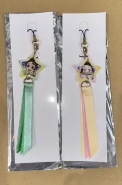 鬼滅の刃　七夕　2023 アクリル星型チャーム　竈門炭治郎&禰豆子　2点セット